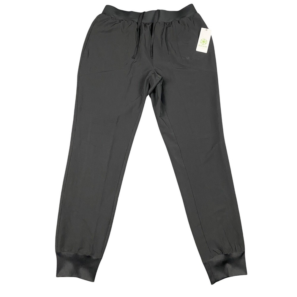 Gaiam Go The Distance Woven Jogger M Black 31X30 Adult Men Athletic Pants Great